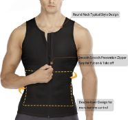 Gotoly Men Compression Slimming Body Shaper Vest Tank Top, M RRP £24.99