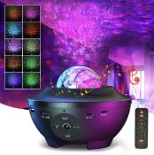 Devan Remote Control Star Projector Bluetooth Speaker LED Night Light Galaxy