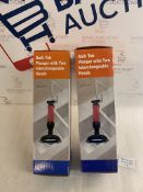 High Pressure Drain Toilet Plunger, Set of 2