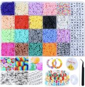 RRP £300 Set of 20 x Lishang 4410pcs Alphabet Beads Girls Jewellery Making Kit, DIY Craft Gift Set