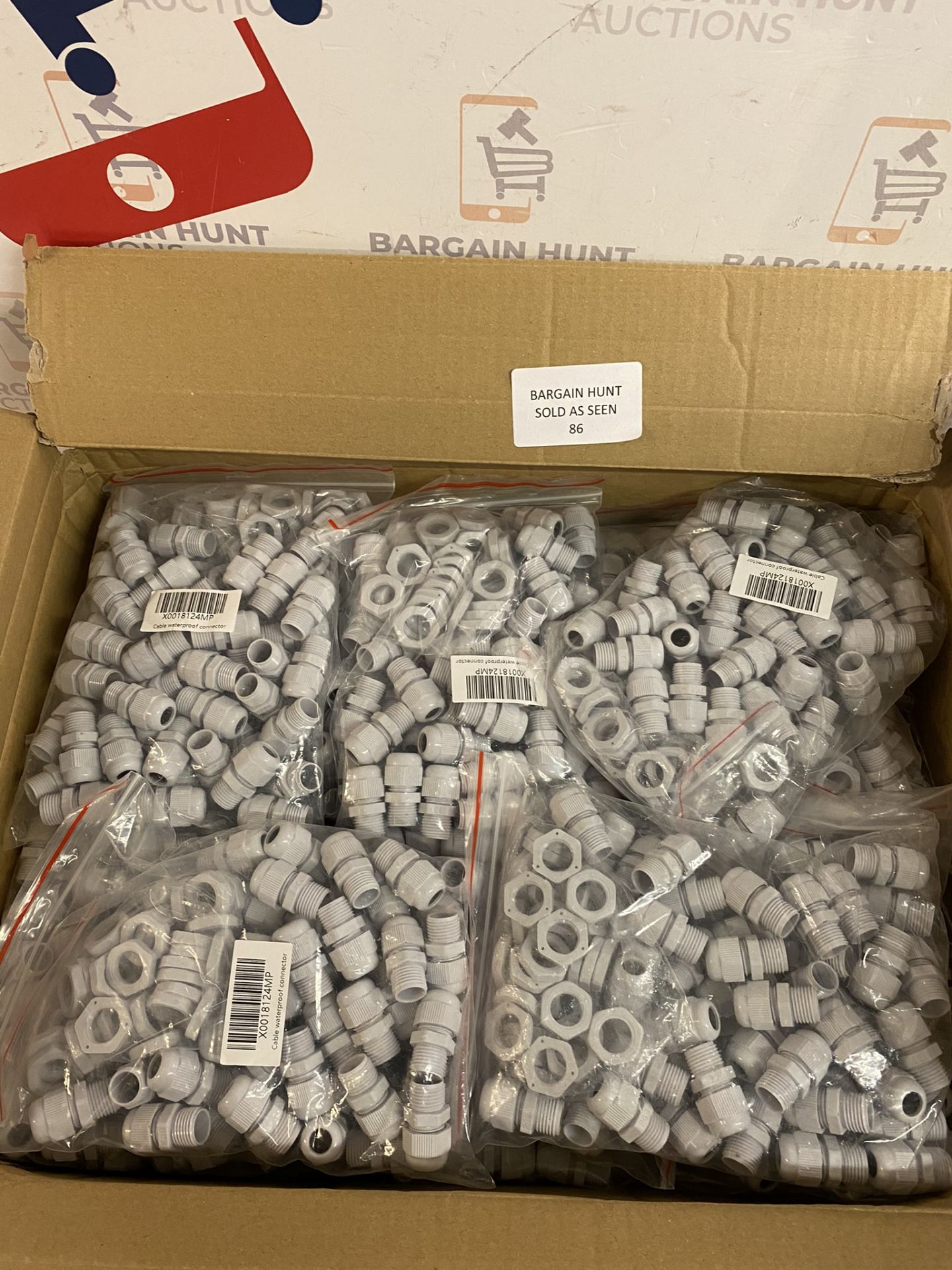 RRP £160 Set of 20 x Cable Gland 50pcs White Waterproof Cable Connectors