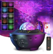 Devan Remote Control Star Projector Bluetooth Speaker LED Night Light Galaxy