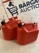 Set of 2 x 10L Jerry Cans