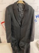 Men's Black Overcoat, Small