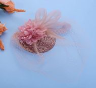 RRP £40 Set of 5 x Fascinators Hat for Women Tea Party Wedding Headband Feathers Hair Clip