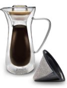 Bolio Pour Over Double Wall Glass Decanter RRP £39.99