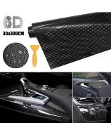 ELCM Carbon Fiber 6D Car Wrap Vinyl, Set of 4 RRP £60