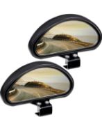 RRP £220 Set of 17 x Voarge 2-Piece Adjustable Blind Spot Side Mirrors, RRP £13 Each