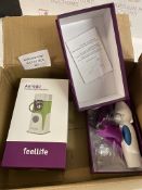 FEELLIFE Portable Steam Atomiser and Feellife Portable Inhaler RRP £80 Together