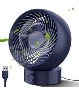 RRP £21.99 SmartDevil Desk Fan USB Silent Desk Fan