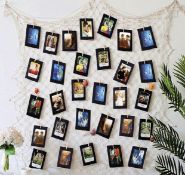 Fishing Net with 40 Pack Frames Paper Photo Hanging Display