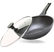 Home Icon Induction Wok with Lid RRP £36.99