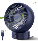 RRP £21.99 SmartDevil Desk Fan USB Silent Desk Fan