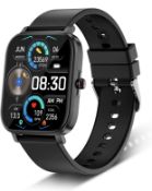 RRP £90 Set of 3 x Smart Watch, Fitness Tracker 1.69" Touch Screen Fitness Watch