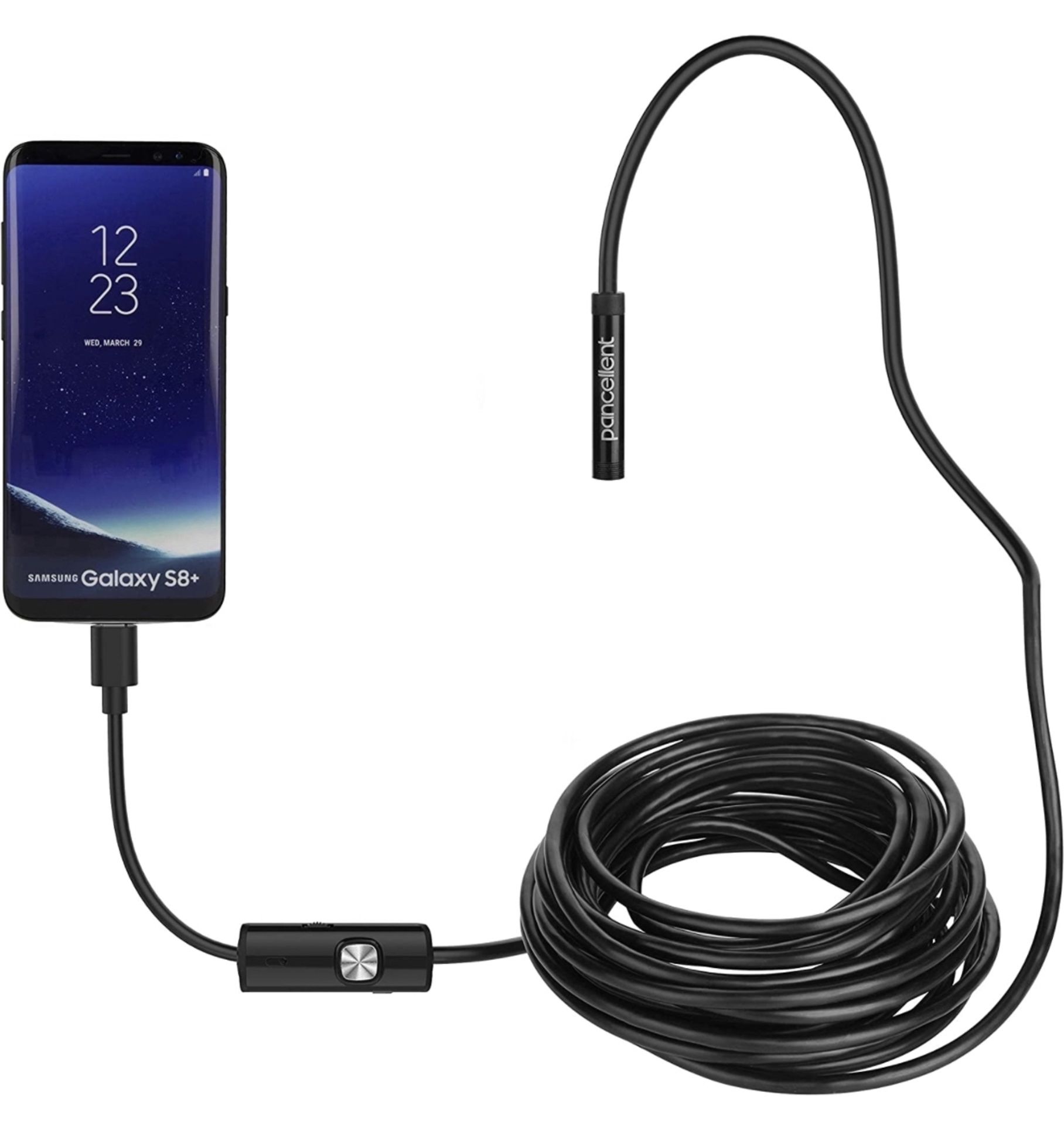 Pancellent USB Android Endoscope 2.0 Megapixel Waterproof Borescope Inspection Camera