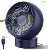 RRP £21.99 SmartDevil Desk Fan USB Silent Desk Fan