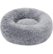 Plush Donut Pet Bed Warm Cuddler Soft Pet Sofa, Set of 2 RRP £27