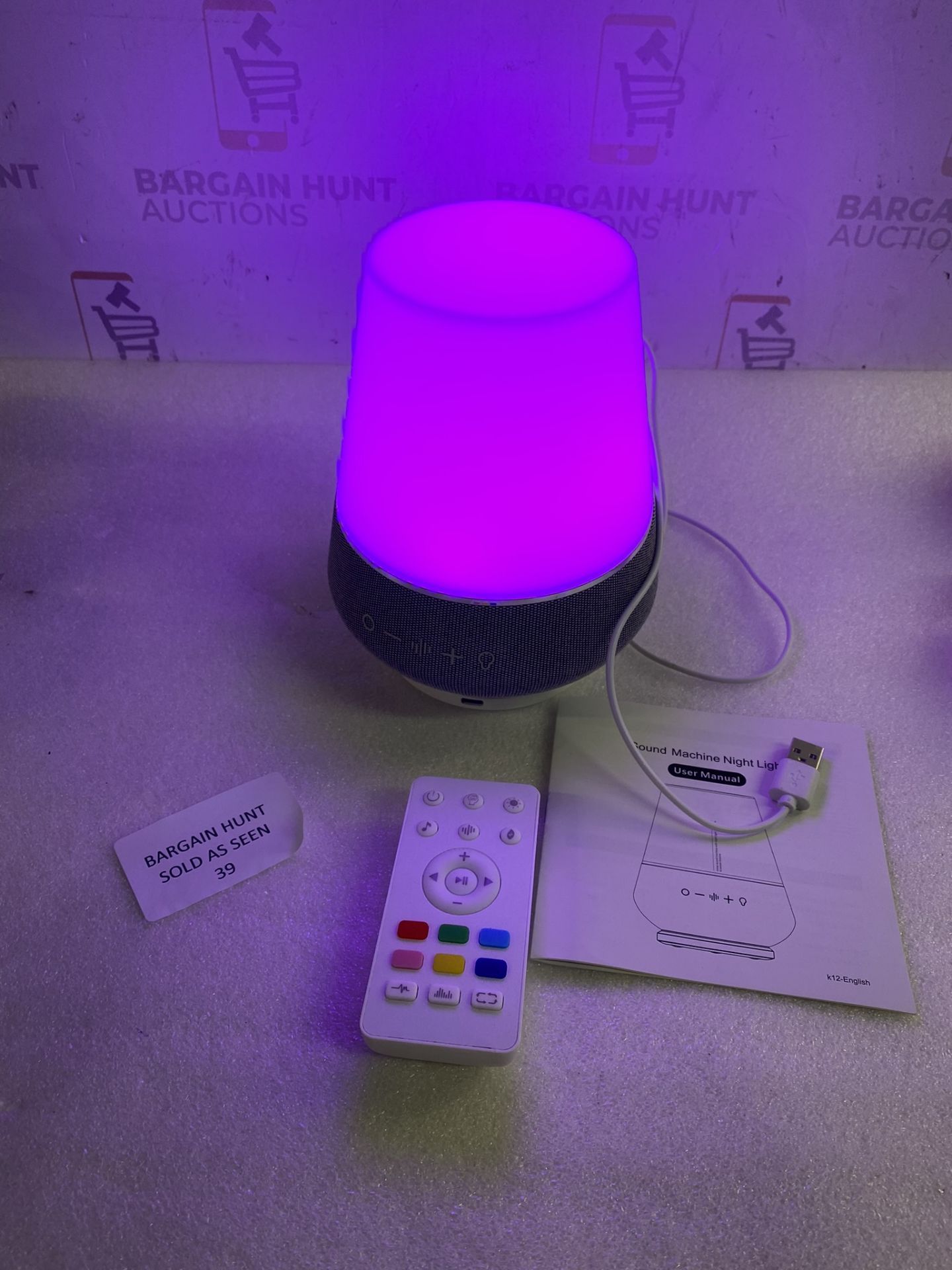Sleep Sound Machine Night Light with Remote Control