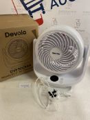 Devola Air Circulator Cooling Fan 9" Desk Fan Automatic Oscillation RRP £54.99