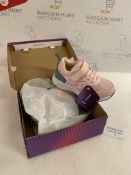 RRP £28.99 Dindre Girls Sneakers Velcro Lightweight Kids Trainers, 8.5 UK