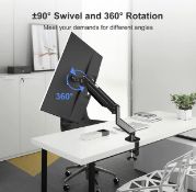 Suptek Single Monitor Arm Desktop Clamp, Set of 2 RRP £40