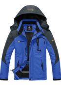 RRP £69.99 Gemyse Men's Waterproof Jacket Windproof Coat with Hood, M