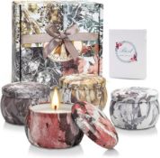 Candles Gift Set, 4 Pack 5.6 oz Candles Set, Scented Candles