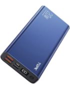 RRP £34.99 TopK Power Bank 20W USB C Fast Charging 20000mAh Portable Charger