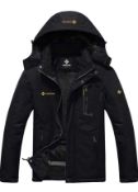 RRP £69.99 Gemyse Men's Waterproof Jacket Windproof Coat with Hood, XL