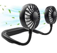 RRP £154 Set of 7 x Portable Neck Fan Rechargeable Hanging Neck Fan, RRP £22 Each