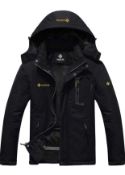 RRP £69.99 Gemyse Men's Waterproof Jacket Windproof Coat with Hood, L