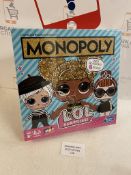 LOL Surprise Girls Monopoly Board Game