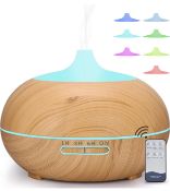 Light Up Essential Oil Aroma Diffuser with Remote Control