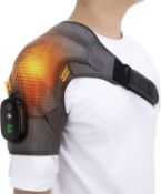 RRP £69.99 Htaby Heated Shoulder Wrap with Vibration Massage Heated Wrap Brace