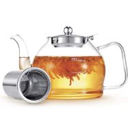 RRP £21.99 Minoant Glass Teapot Blooming Flowering 1200ml Teapot with Infuser