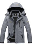 RRP £69.99 Gemyse Men's Waterproof Jacket Windproof Coat with Hood, XL