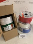 Set of 5 x 20 Metre Decoration Ribbon Rolls