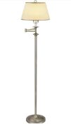 Happy Homeware Swing Arm Floor Lamp, Antique Brass RRP £39.99