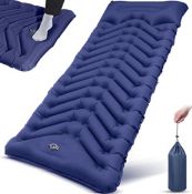 RRP £66 Set of 2 x Camping Mat Self-Inflating Sleeping Pad Camping Mattress