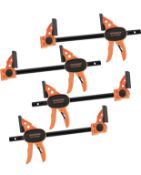 Jorgensen 6-Inch/ 150mm Woodworking Clamps 4-Pack RRP £25.99
