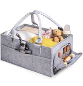 RRP £120 Set of 10 x Baby Diaper Caddy Organizer Gift Caddy Nursery Bin Portable Travel Bag