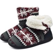 RRP £29.99 Oncai Women's Comfort Knit Boots Warm Outdoor Indoor Slippers, 42/43 EU