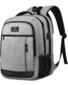 Qinol Travel Laptop Backpack with USB Charging Port RRP £23.99