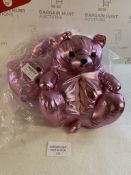 Teddy Bear Slippers for Women Cute Soft Plush Bear Slippers, Rose Gold RRP £25.99