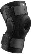 RRP £54 Set of 2 x Neenca Hinged Knee Brace Adjustable Compression Knee Pack, XL