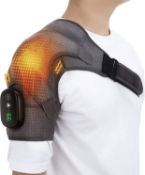 RRP £69.99 Htaby Heated Shoulder Wrap with Vibration Massage Heated Wrap Brace