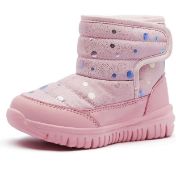 RRP £33.99 GubaRun Girls Boots Waterproof Fleece Lined Comfy Boots, 3.5 UK