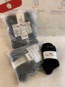 RRP £38 Set of 2 x 6-Pairs Non-Upway Sports Socks Anti-Sweat Breathable Athletic Cotton Socks