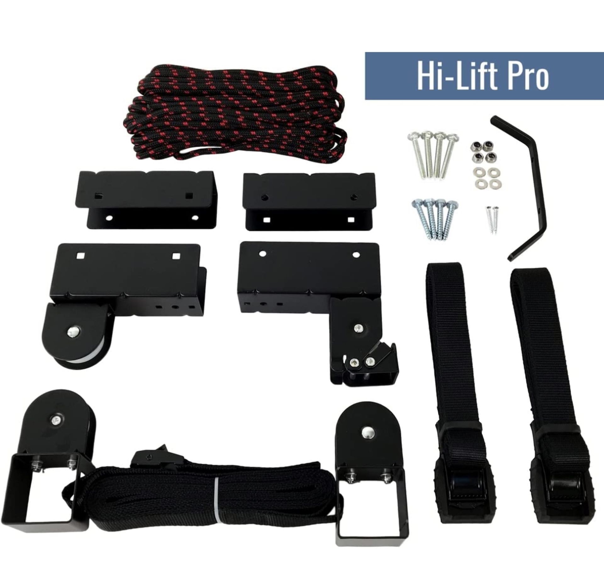 RRP £46.99 Hi-Lift Pro Ceiling Mounted Hoist Home & Garage Hanging Pulley Rack - Image 3 of 3