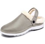 RRP £36.99 Eagsouni Unisex House Slippers Garden Clogs Mules Fleece Lines Shoes, 45 EU